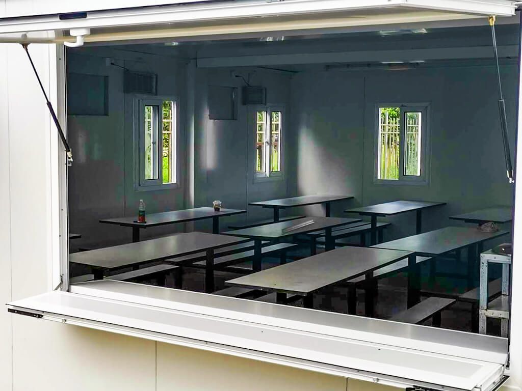 china - prefab dining hall