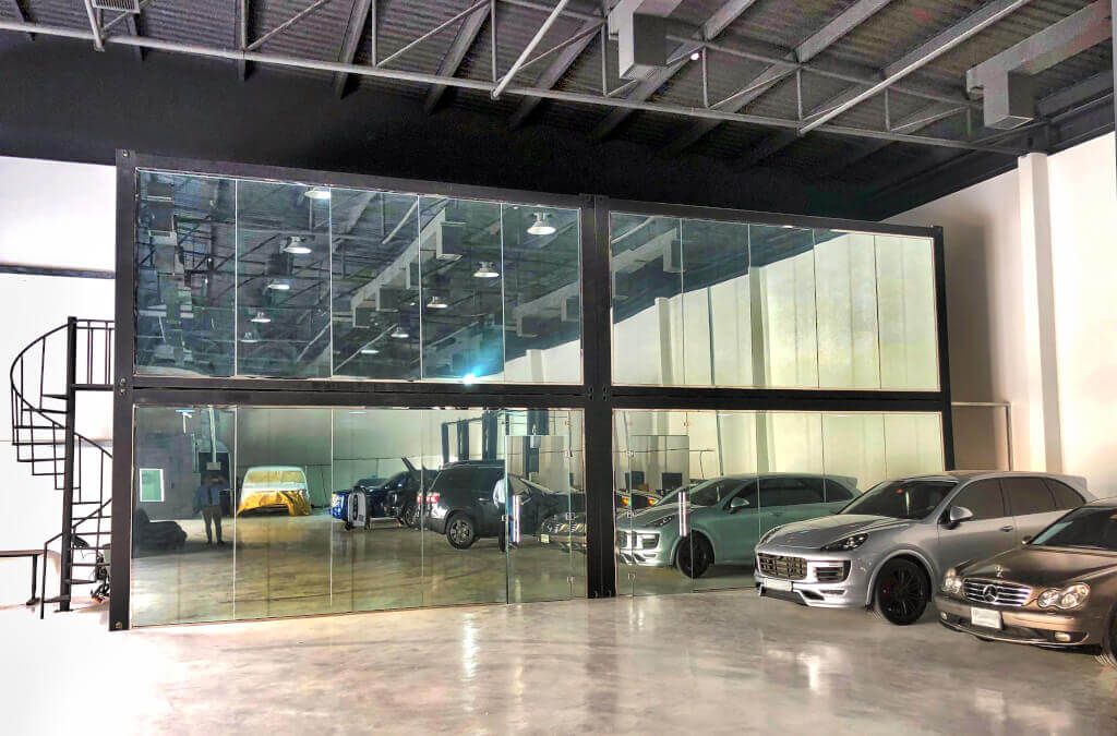 eau - oficina modular interior de salÓn de automoviles