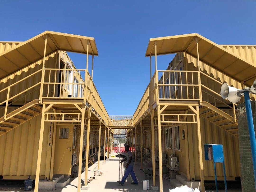 ISO maritime container conversion and modification, quick assembly ...