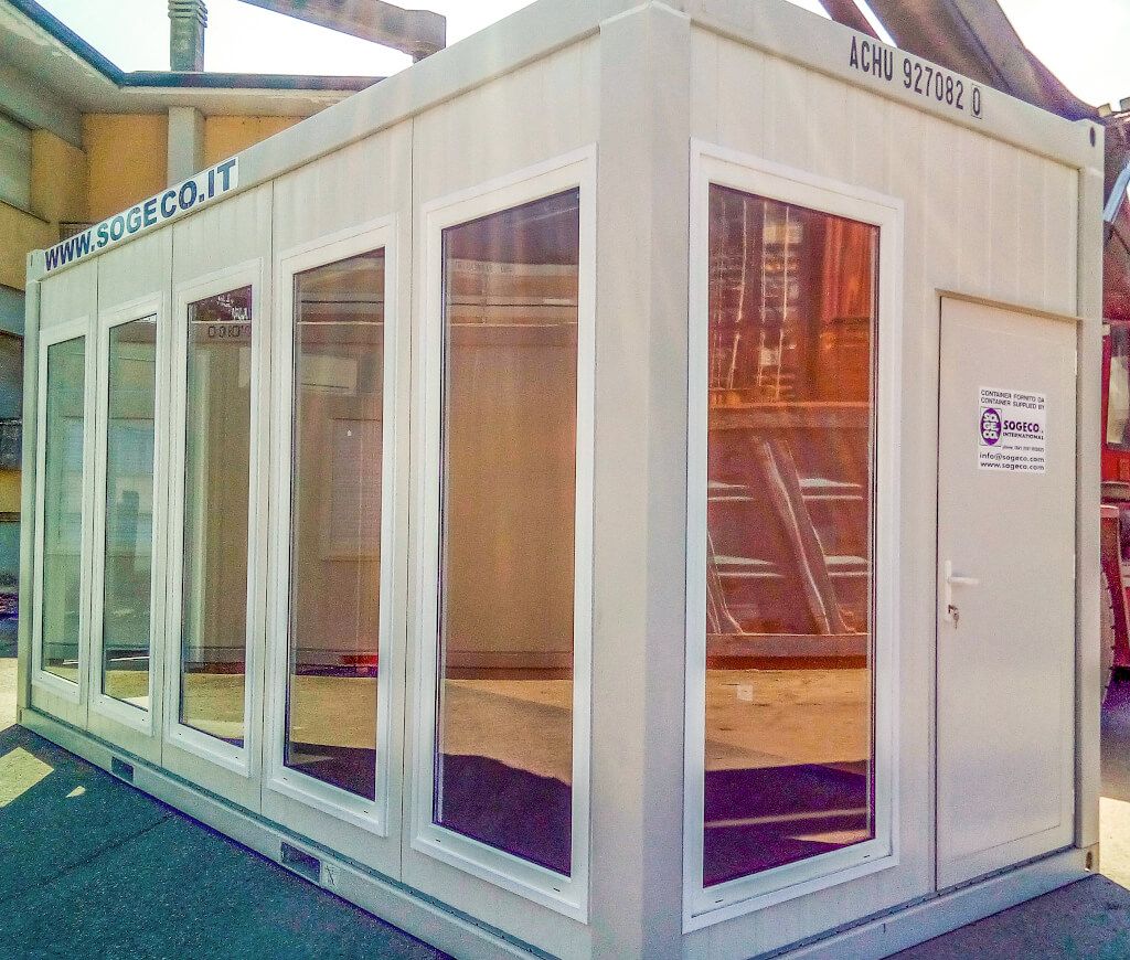 milan - showroom container
