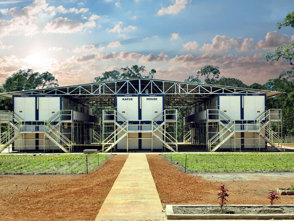 zambia - portable units accommodation camp